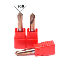  Tungsten steel coated fixed-point drill Cemented carbide centering drill plus hard positioning drill NC fixed-point chamfering knife 90 degrees 120 degrees