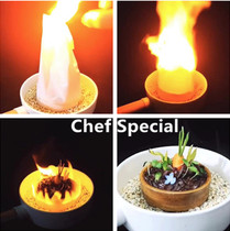 Molecular food creative tableware Fire paper flame paper creative dish disposable magic flame paper flash paper