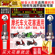 TORCH copper core iridium spark plug suitable for motorcycle spark plug general straddle street bike off-road pedal curved beam