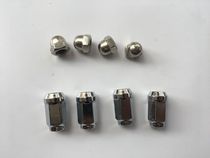 Motorcycle rear shock absorption rear fork fixed screw nut M10 little monkey orangutan Jincheng 70 giraffe