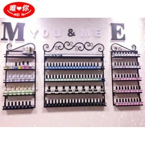 Nail polish shelf Wall nail art display shelf Store shelf Nail polish glue shelf Nail art wall