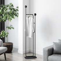 Nordic minimalist coat rack floor-to-ceiling clothes rack bedroom home corner hanger sub-ins Creative clothes rack