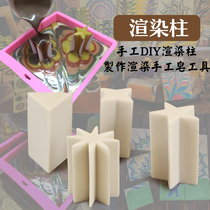 Handmade soap diy pentagonal rendering column soap mold acrylic mold soap cutter earthen rendering soap diy