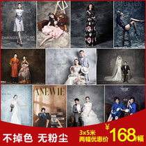 Tie-dye background cloth Photo studio Wedding photography clothing photography Children shooting Costume oil painting background cloth does not reflect light