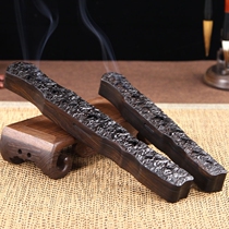 Mahogany incense box lying incense burner aromatherapy stove Ebony line incense burner Xiangyun Guqin agarwood stove line incense box incense burner