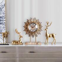 Nordic Timekeeper Clock Home Desktop Clock TV Cabinet Adornment Swing Parlor Modern Minima Eurostyle Desk Clock