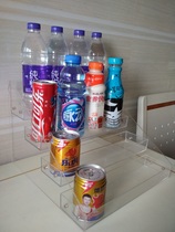 Drinking rack milk display rack on the table of mineral water display rack desktop supermarket cashier transparent small shelf