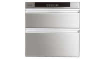 Zhibang-Embedded high temperature stratified disinfection cabinet silver color -ZTD90L-09A