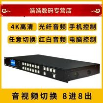 Hdmi Matrix 8 in 8 out Digital 4K Audio Video Conference Splicing Screen Control HD Switch 8 in 8 out
