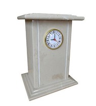 Urn adult clock natural marble cremation urn high-end funeral urn B
