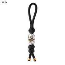 Skeleton beads s925 sterling silver knife pendant EDC keychain umbrella bag Car pendant men and women hip hop brass accessories diy