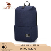 Camel 2021 New backpack lightweight simple mens and womens shoulder bag casual small school bag trend travel bag