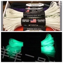 American ATWOOD ARM luminous white 4 core 275 lbs size 200 pounds pull Tactical hand rope