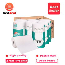 kitchen paper towels 8 rolls towel napkin tissue wiper Good