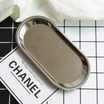 ins same small iron disc photographic props photo background silver pallet ornament containing disc cosmetic iron disc