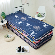 Moisture-proof padded thick mattress Meridian support upper and lower bunk special mattress student dormitory single male Winter and Summer dual-use folding