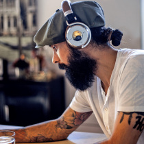 UK Meters By Ashdown Wireless Bluetooth Headset Active Noise Reduction Lossless Decoding OV-1BC Fever Rock Headset APP Smart Control Dynamic Luminous V