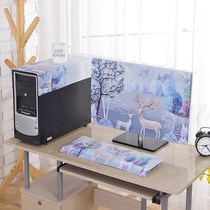 Computer cover computer cover cute fabric desktop computer dust cover all-in-one protective cover LCD display cover cloth