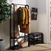 fengze simple modern solid wood coat rack bedroom clothes rack small hanger floor landing home hanger living room