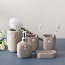 Xingxuan Fang Ceramic Simple creative light luxury washing suit Couple Mouthwash Nordic Brushing cup Household tooth cylinder cup