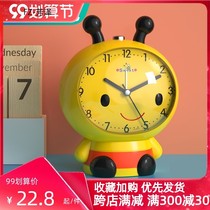 2020 New Smart Rechargeable Alarm Clock Cuckoo Lazy Bug Children Male and Female Students with School Alarm