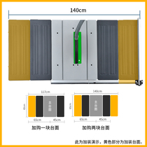 Locke Boda table saw sub-countertop enlarged countertop modification accessories homemade woodworking push table guide rail aluminum slider