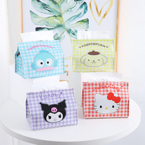 PU leather cute jade guy dog Culomimello Dog in dorm cart towel paper tissue package sleeve