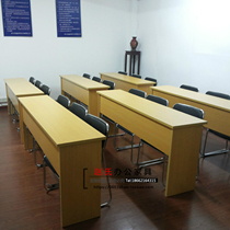 School and chairs Education Institution table and chairs Education Institution table and chairs Combined training Double-three-person desk conference coaching class supplementary desk