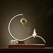 Desktop new Chinese living room interior decoration Zen modern home reverse flow decoration creative incense burner Entrance aroma stove