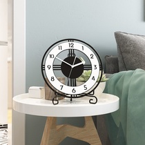 Living room clock ornaments Desktop clock Creative fashion table clock Simple decorative art table Nordic table clock Household