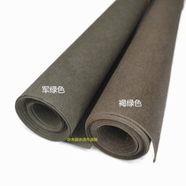 Imported spot brown green washed Kraft paper diy hand wash not bad trademark printing high temperature resistant military green