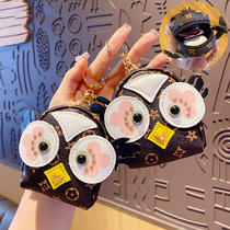 Korean Version Online Red LVs Small Wallet Cute Teenage Girl Heart Owl Mini Book Bag Style Student Key Zero Wallet