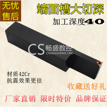 End face grooving tool holder End face grooving tool holder Extended arc deep grooving tool 2020 2525 with TCMT11 blade