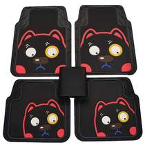 Car floor mat monolithic universal type easy to clean and cut car mat Car with cute cartoon waterproof car floor mat