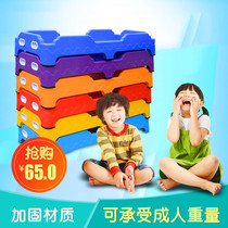 Kindergarten bed direct sales Kindergarten special bed Kindergarten plastic bed Children nap plastic bed