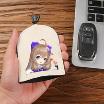 Pull-out lock spoon bag asoul fufu car key bag 2021 new lady Garan perimeter key cover buckle