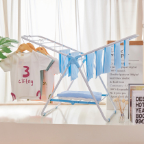 Drying rack wing type floor folding small towel rack floating window sill baby diaper rack balcony drying rack
