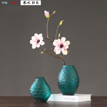 Yiming soft suit American Nordic grinding handmade creative hydroponic glass vase modern bedroom dry flower arrangement