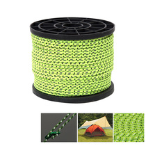 Selpa Korea outdoor 4mm coarse reflective rope 5 10 20 50M tent rope ground nail pull rope Skyscreen accessories