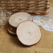 5-6CM diameter pine wood sheet wood cushion solid wood block wood pile photo background Taobao photo shoot Photographic Props