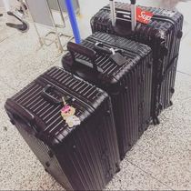 Step up thickening 32-inch Llever box mesh Red 30-inch Aluminum frame Cryptobox 34 inch Large capacity to go abroad Checked Suitcase