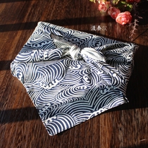 Japanese style handkerchief Large towel Christmas wind Lv Shi Bento Mid-Autumn Moon cake gift box Wrapped cloth tablecloth baggage skin