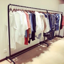 Floor-to-ceiling household single-pole hanger bedroom drying rack indoor simple hanger Simple drying clothes storage shelf
