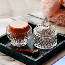 Minogue exports European and American exquisite mini crystal glass jar candy jar wedding festive makeup jewelry storage storage
