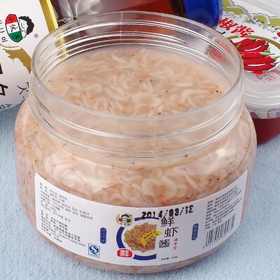 包邮 小夥子鲜虾酱500g 韩国泡菜调料 腌制韩式辣白菜盐渍虾酱