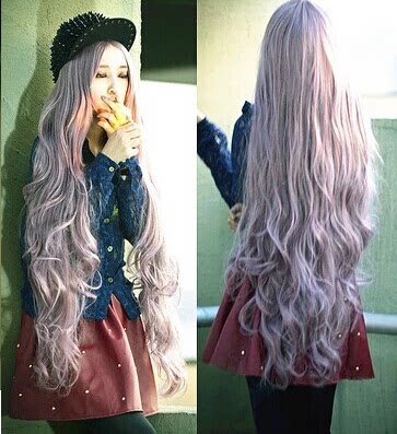 瑶瑶超长独家100cm中分长卷发1米女士长卷大波浪100厘米假发