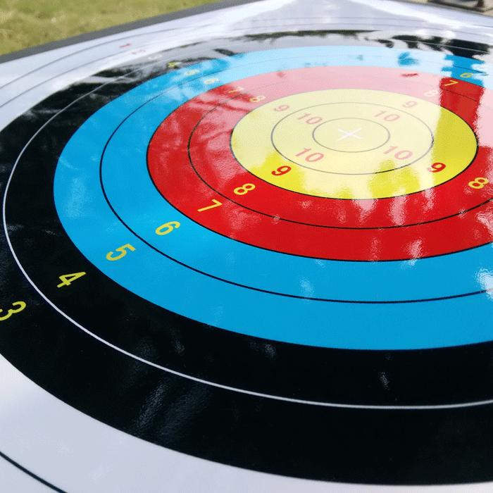 射箭器材 射击靶纸 专业箭靶纸42*42cm 全环靶纸光面优质纸