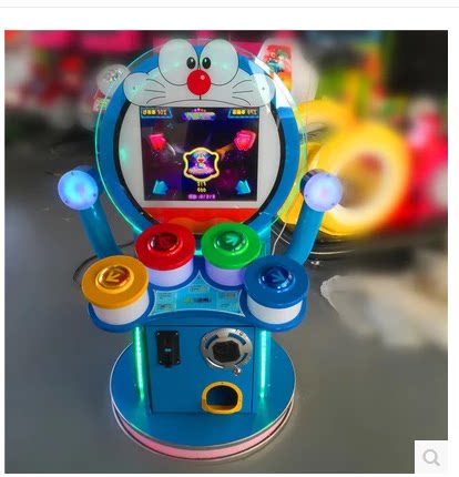 哆啦a梦打鼓机 天才小鼓手 音乐机哆啦a梦 机器猫儿童投币游戏机