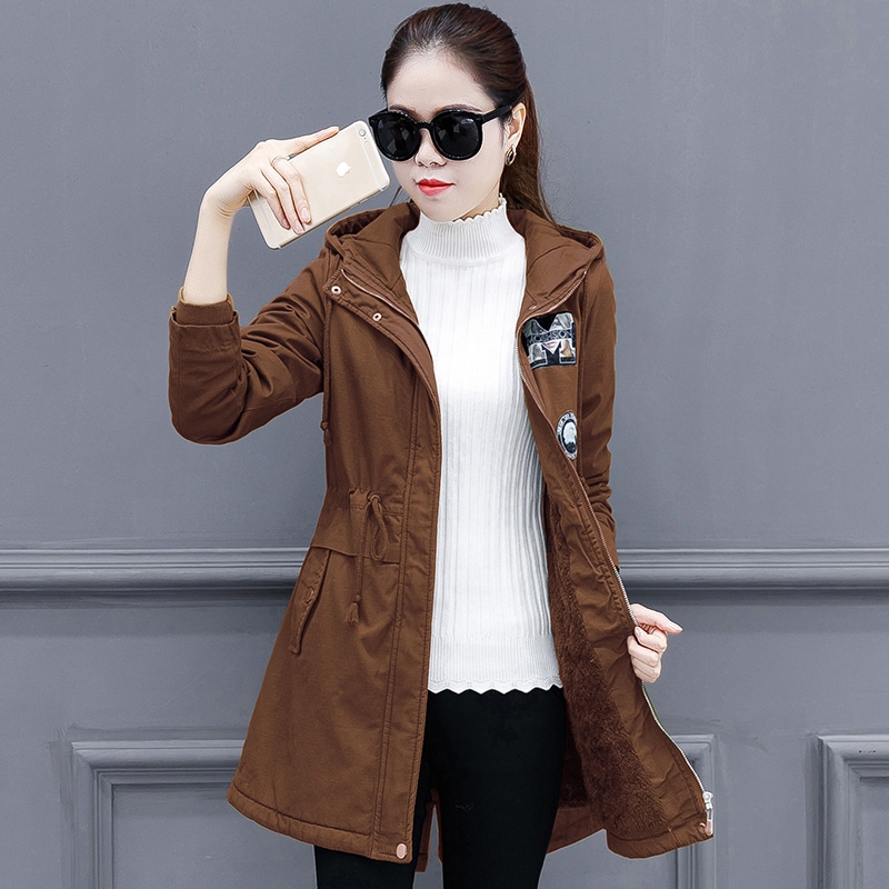 [USD 37.33] Trench coat women long section of the spring and autumn ...