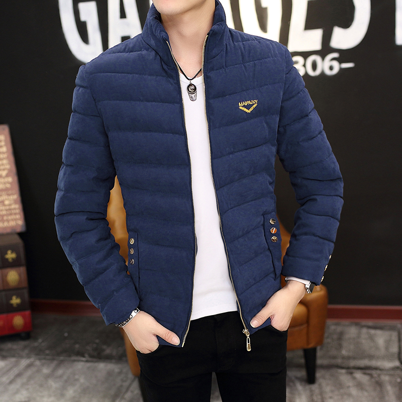 [USD 33.53] Winter coat men's jacket Korean version youth plus thick ...